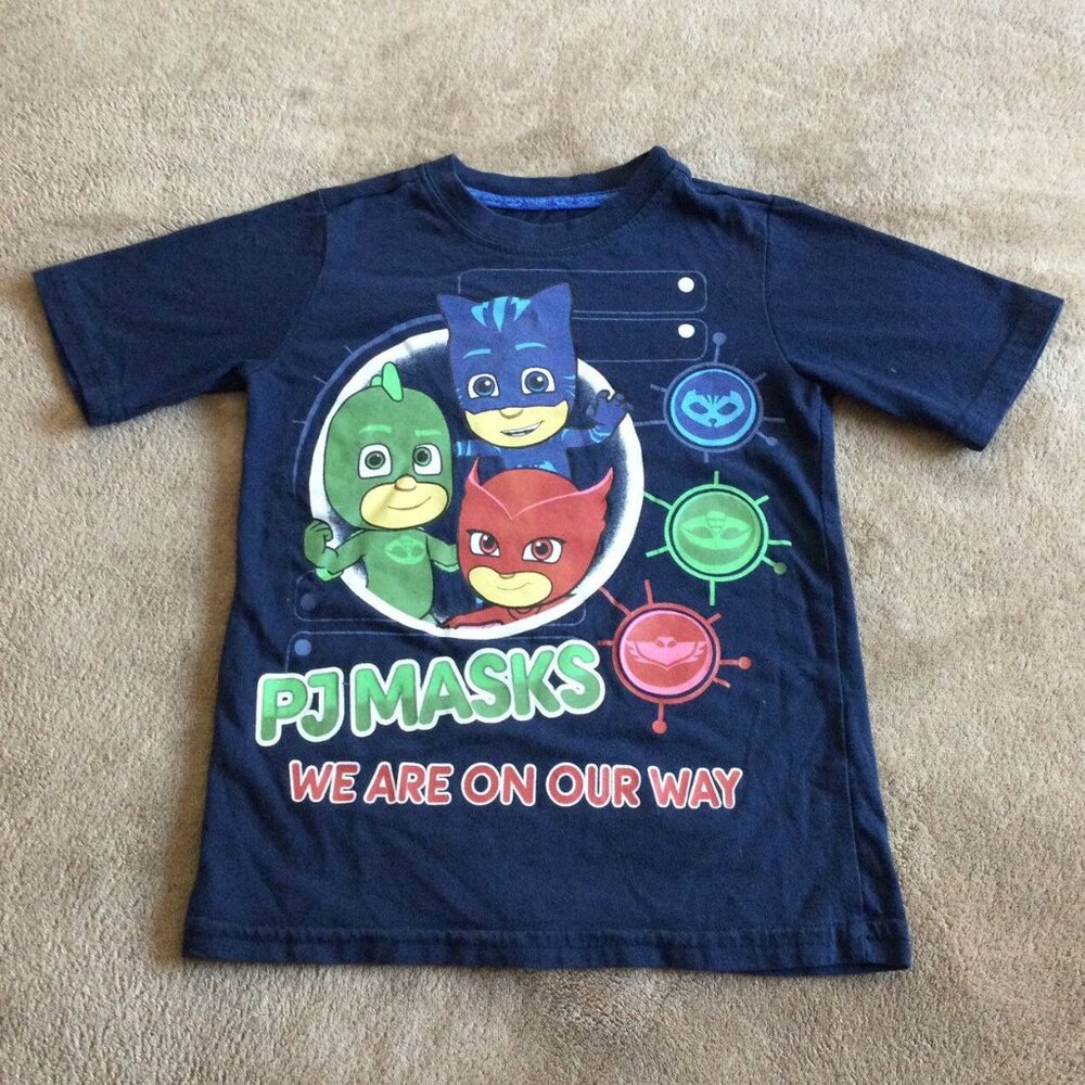 Size 5 / 6 GUC PJ Masks Blue Superheroes Character Tee